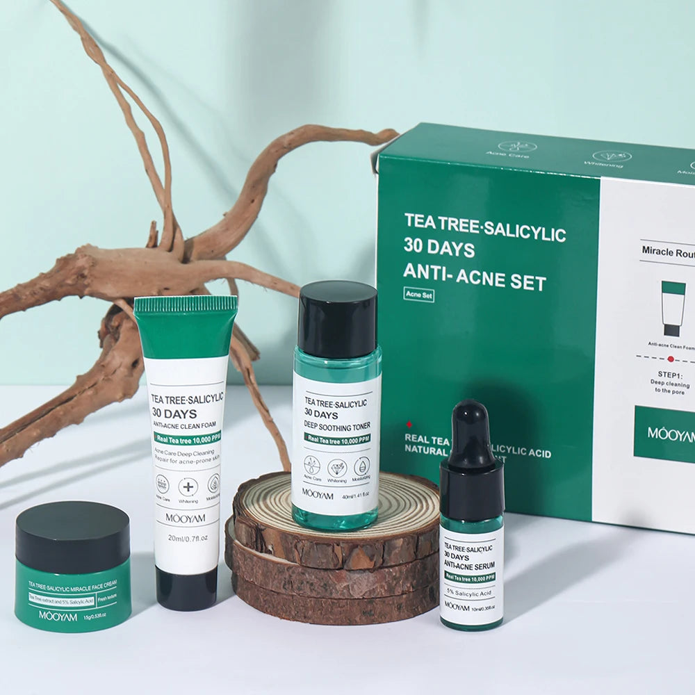 4PCS/Set Tea Tree Salicylic Skin Care - Nurture By Nala