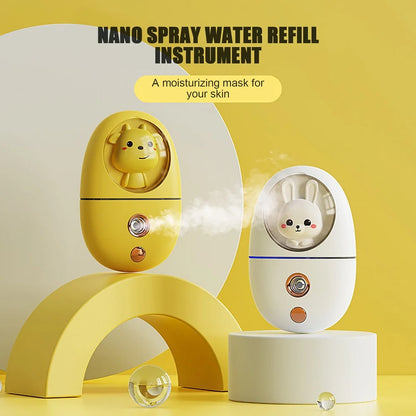 Cartoon 35ML Mini Facial Humidifier Face Nano - Nurture By Nala