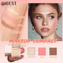 3 In 1 Highlighter Contouring Blush Palette - Nurture By Nala