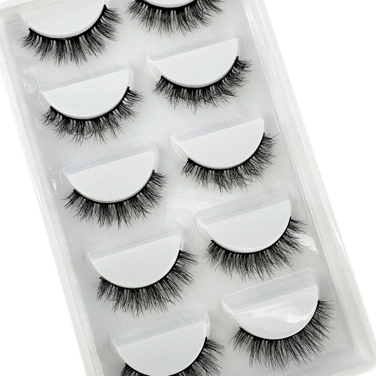 5Pairs 3D Mink Lashes – Natural, Thick & Flirty