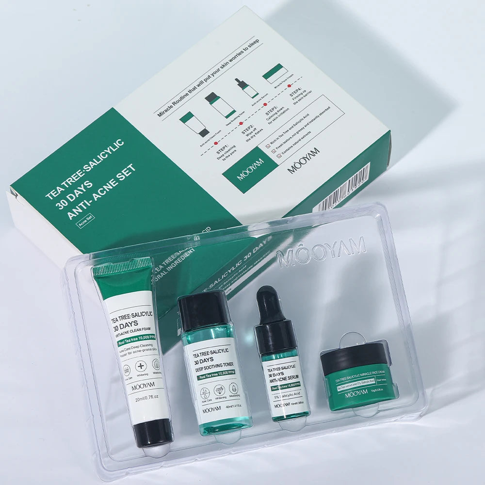 4PCS/Set Tea Tree Salicylic Skin Care - Nurture By Nala