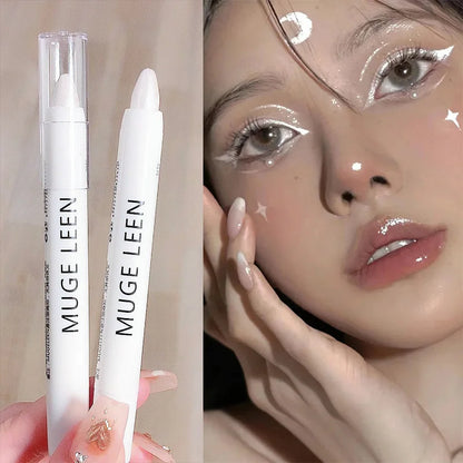 Pearl White Eyeliner Pencil Matte Eyes - Nurture By Nala