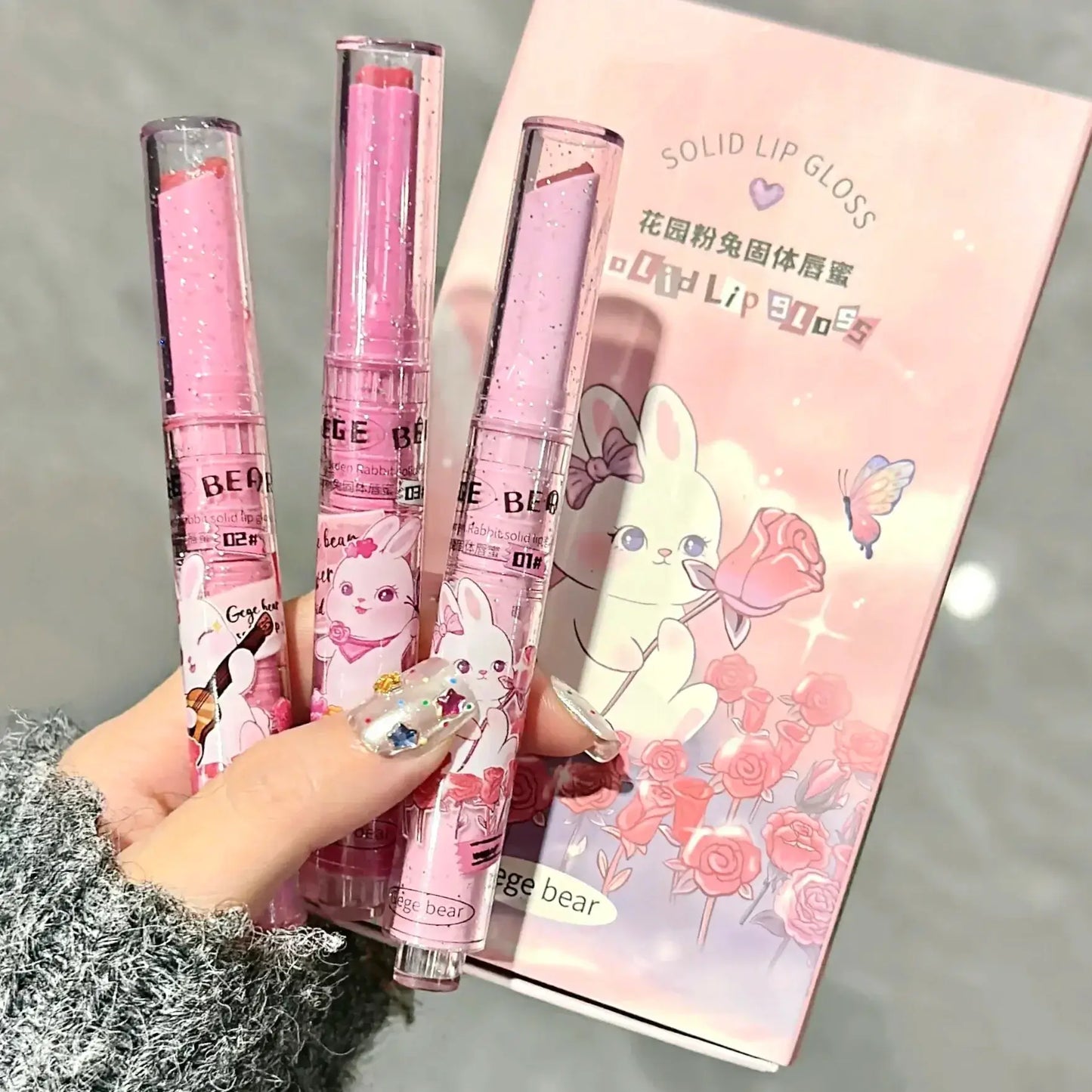 3PCS Heart-Shaped Jelly Lipstick Pen - Nurture By Nala