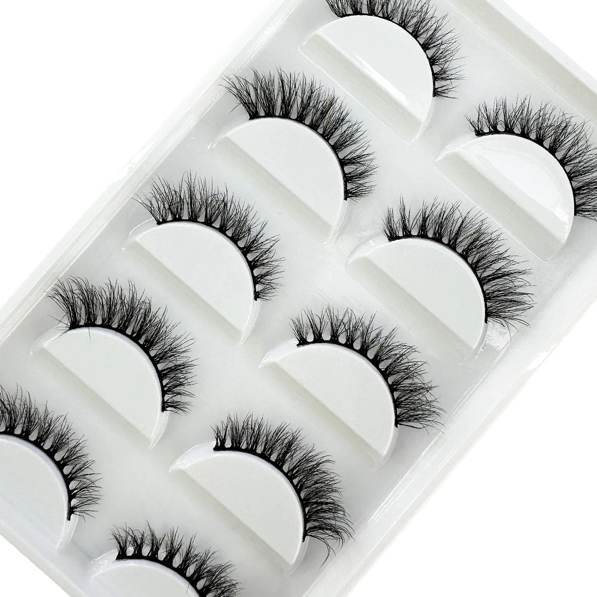 5Pairs 3D Mink Lashes – Natural, Thick & Flirty